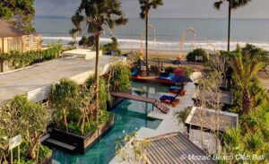 a beach club in bali