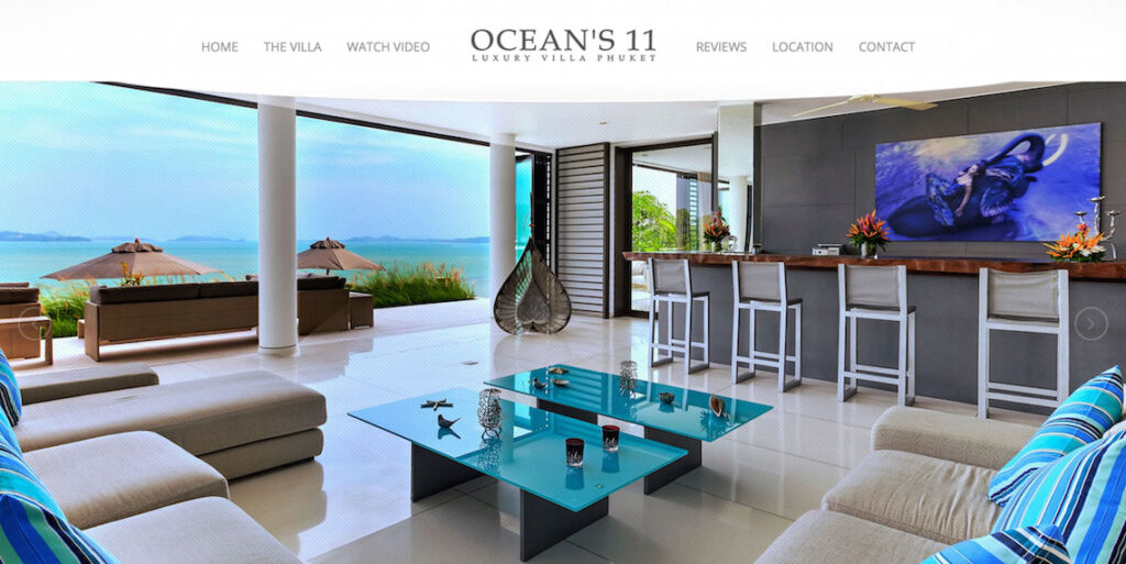 sample-villa-website-layout