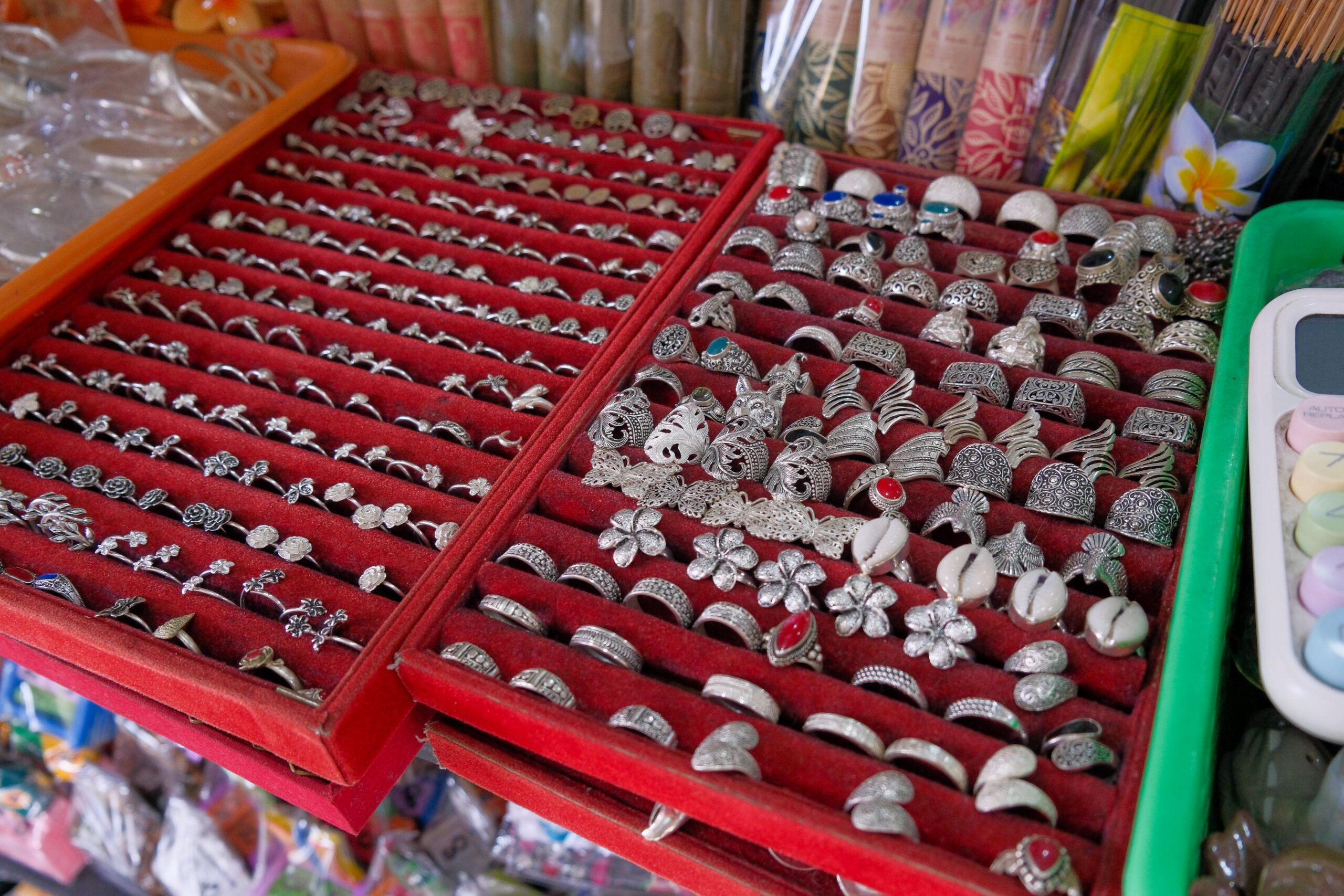 Traditional Balinese silver rings