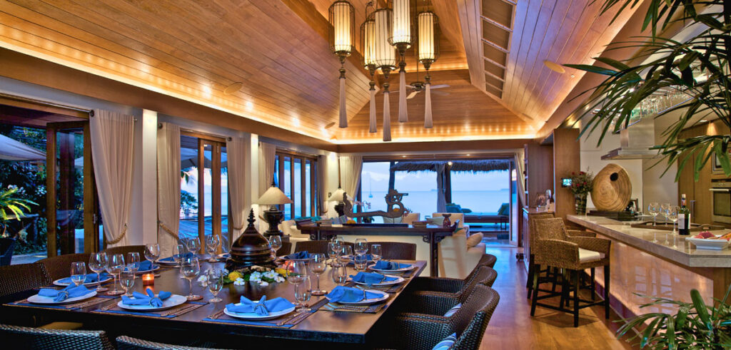 The Dining Room at Villa Upni Duniya