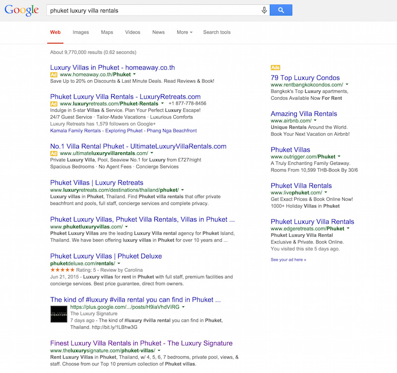 screenshot of a google search 