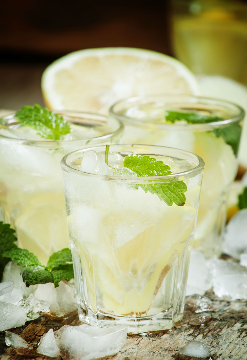 Frozen ginger lemon