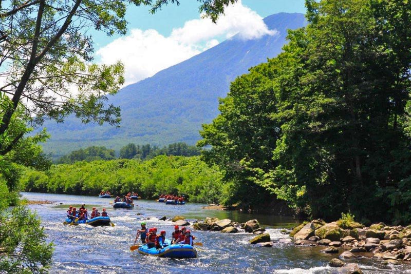 white water rafting niseko