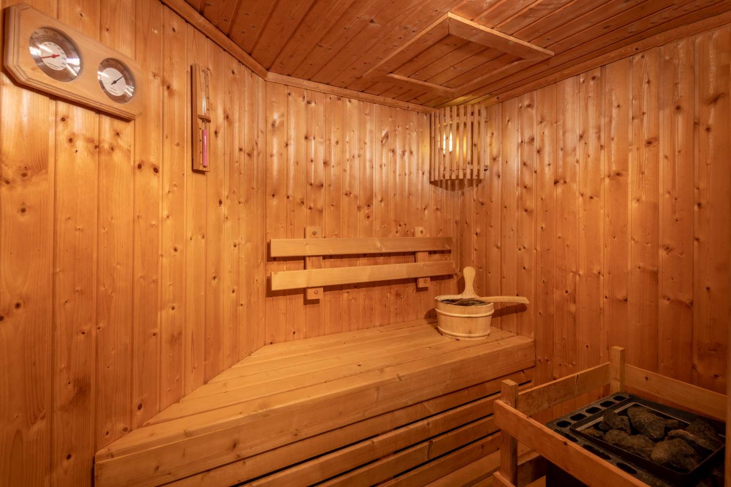 The sauna room of Villa Fah Sai