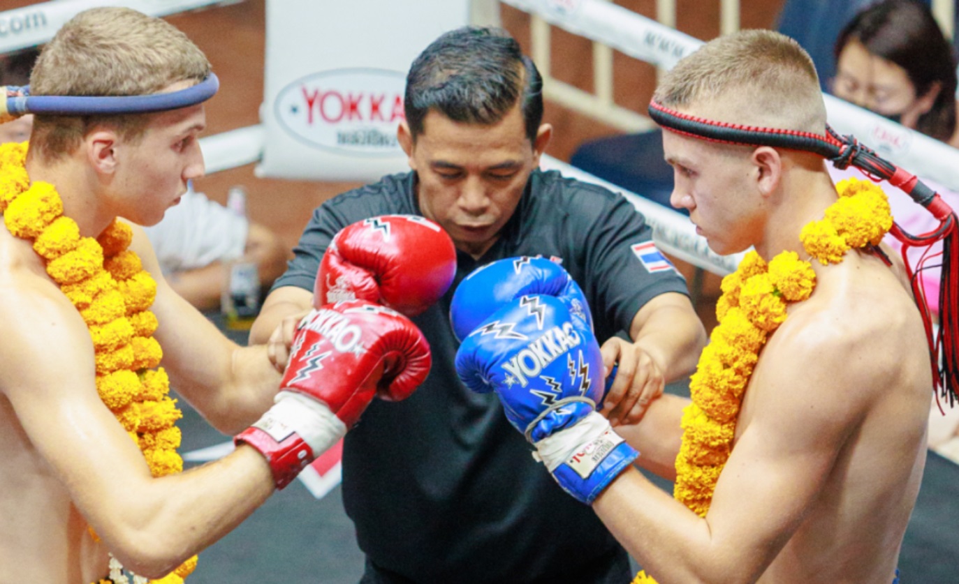 Perparing for a Muay Thai match