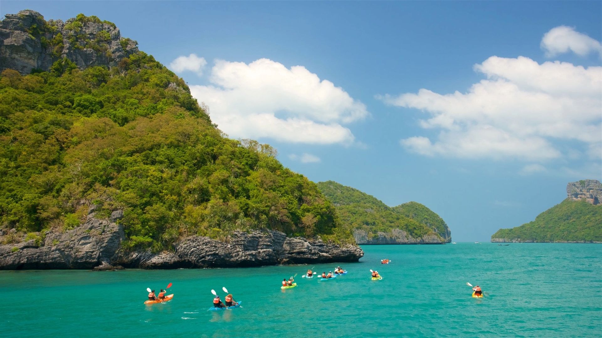 Kayaking at Ang Thong National Marine Park