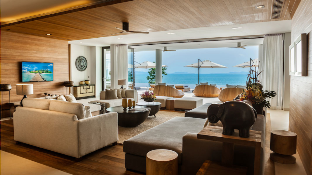 lounging area at Villa Amarapura Phuket